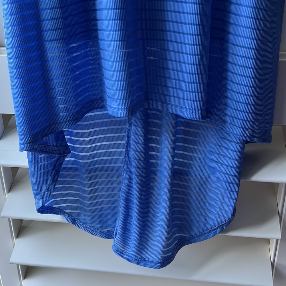 Periwinkle High-Low Deep Back Sundress - Picture 3 of 7
